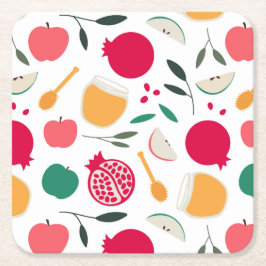 ロシュ・ハサナ スクエアペーパーコースター