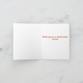 ロシュ・ハシャナです！リンゴを半分！ シーズンカード (内部)