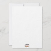 ロシュ・ハシャナのヘブライ語での願い シャナ・トヴァ シーズンカード (裏面)