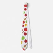 ロシュ・ハシャナのリンゴ、蜂蜜、ザクロ ネクタイ (正面)