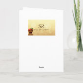 ロシュ・ハシャナーのための蜂蜜のリンゴ シーズンカード (裏面)