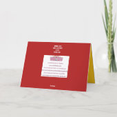 ロシュ・ハシャナーのリンゴと蜂蜜がきらきら輝く カード (裏面)