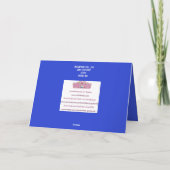 ロシュ・ハシャナー ראש השנה ショファル 輝き 喜び カード (裏面)