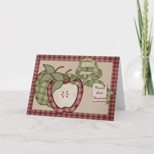 ロシュ・ハシャナー　アップル シーズンカード (正面)