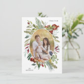 ロシュ・ハシャナー エレガント ウォーターカラー フォト グリーティング シーズンカード (スタンド正面)