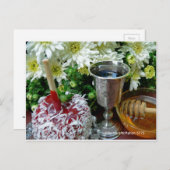 ロシュ・ハシャナー・カード・ギフト シーズンポストカード (正面/裏面)