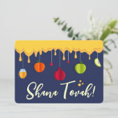 ロシュ・ハシャナー シャナ・トヴァ スクリプト ユダヤ教の新年 シーズンカード (スタンド正面)