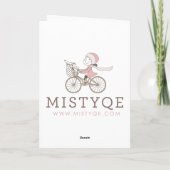 ロシュ・ハシャナー シンボル グリーティング カード (裏面)