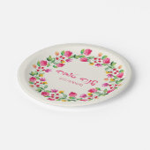 ロシュ・ハシャナー・プレート ペーパープレート (アングル)