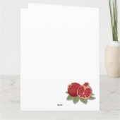 ロシュ・ハシャナー ユダヤ教 新年 個人名  ホ カード (裏面)