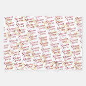 ロシュ・ハシャナ | シャナトヴァおもしろい&フェスティバルスタイル3 ラッピングペーパーシート (正面3)