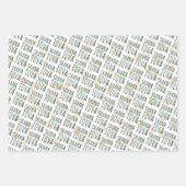 ロシュ・ハシャナ | シャナトヴァおもしろい&フェスティバルスタイル3 ラッピングペーパーシート (正面2)