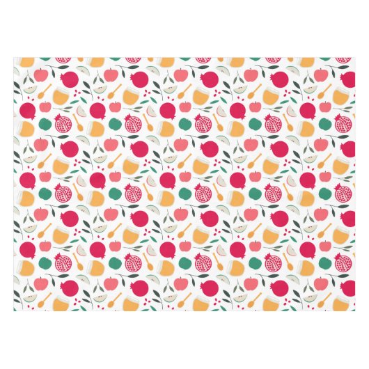 ロシュ・ハシャナ テーブルクロス (正面(横))