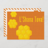 ロシュ・ハシャナ・トバ・ハネコブ シーズンポストカード (正面/裏面)