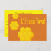 ロシュ・ハシャナ・ハネコミ 招待状 (正面/裏面)