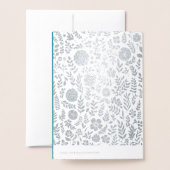 ロシュ・ハシャナ |ユダヤの新年の贅沢 箔カード (裏面封筒付き)