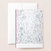 ロシュ・ハシャナ |ユダヤの新年の贅沢 箔カード (裏面封筒付き)