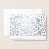 ロシュ・ハシャナ |ユダヤの新年の贅沢 箔カード (裏面封筒付き)