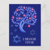 ロシュ・ハシャナ（ユダヤの新年） シーズンポストカード (正面)