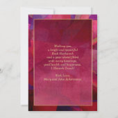 ロシュ・ハシャナ | ユダヤの新年 フラット フォト カード (裏面)