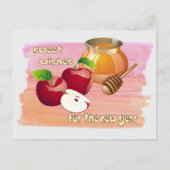 ロシュ・ハシャナ |ユダヤの新年 ポストカード (正面)