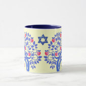 ロシュ・ハシャナ |ユダヤ人の新年の贈り物 マグカップ (中央)