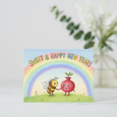 ロシュ・ハシャナ・ユダヤ人の新年 ポストカード (スタンド正面)