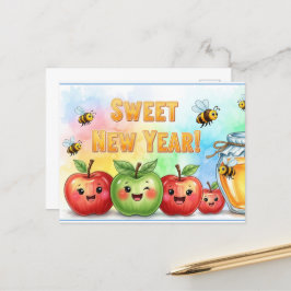 ロシュ・ハシャナ・ユダヤ人の新年 ポストカード