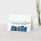 ロシュ・ハシャーナーの「レシャナー・トヴァ」祝いメッセージ シーズンカード (裏面)