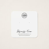 ロシンプルゴジュエリースタッドイヤリング表示カード (正面)