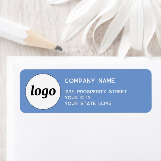 ロシンプルゴブランディングブルーカンパニー差出人住所 ラベル (インサイチュ)