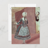 ロシン役の女優 ポストカード (正面/裏面)