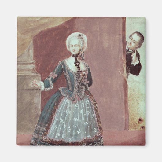 ロシン役の女優 マグネット (正面)