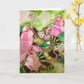 ロシン カード (黄色い花)