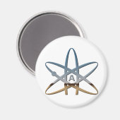 ロジア無神論者の原子記号 マグネット (正面/裏面)