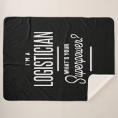 ロジスティクスの役職のギフト シェルパブランケット (正面(横))