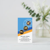 ロジスティクスグローバルパスレイヤー輸送サービス 名刺 (スタンド正面)