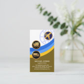 ロジスティクスグローバルレイヤサプライチェーン管理 名刺 (スタンド正面)