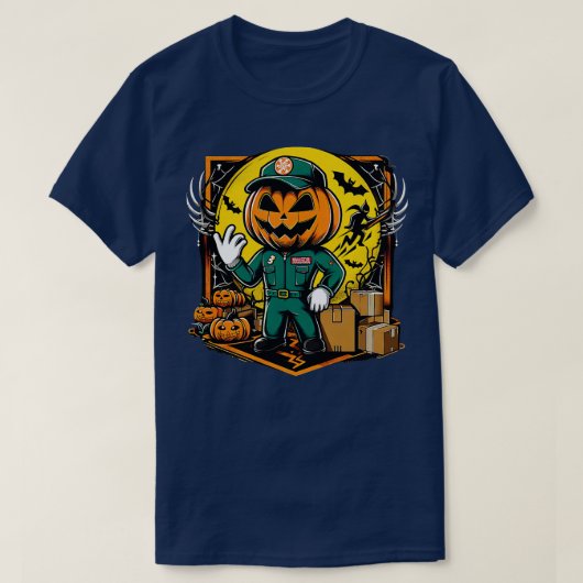 ロジスティクス不気味マネージャー面白いハロウィーンウィッチ2 Tシャツ (デザイン正面)