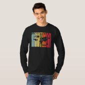 ロジスティシャン 物流 シルエット Tシャツ (正面フル)