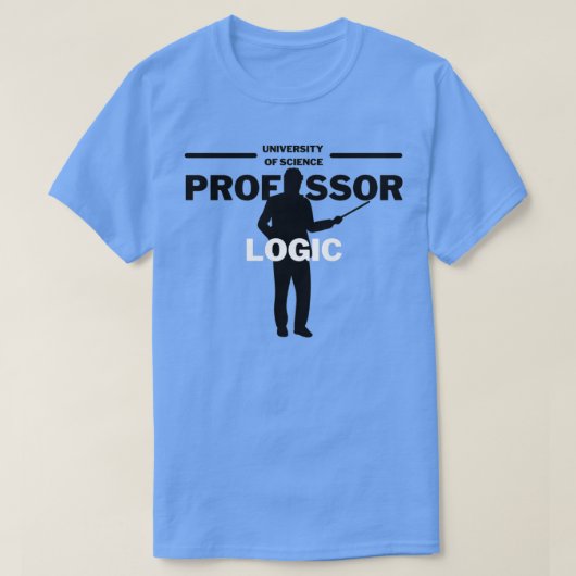 ロジック5の教授 Tシャツ (デザイン正面)