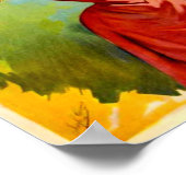 ロジネットアブシンザバラオキシジェネエヴィンテージファインアート ポスター (角)