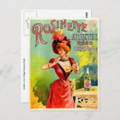 ロジネットアブシンザバラオキシジェネエヴィンテージファインアート ポストカード (正面/裏面)