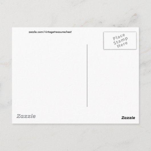 ロジネットアブシンザバラオキシジェネエヴィンテージファインアート ポストカード (裏面)