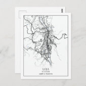 ロジャエクアドル南米トラベルワールドシティマップ ポストカード (正面/裏面)