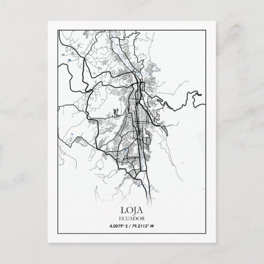 ロジャエクアドル南米トラベルワールドシティマップ ポストカード (正面)