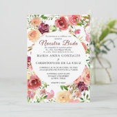 ロジャフロレスボダエレガントスフォーマル結婚ズ 招待状 (スタンド正面)