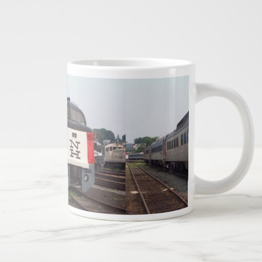 ロジャーウィリアムズ列車はジャンボマグを設定 ジャンボコーヒーマグカップ (右)