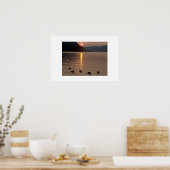 ロジャースロックレイクジョージNY ポスター (キッチン)