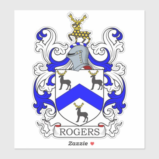 ロジャース家紋 シール (シート)